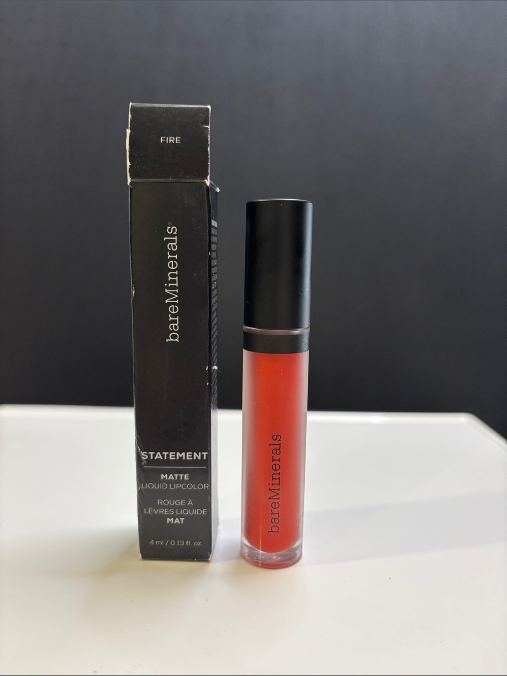 bareMinerals Statement Matte Liquid Lipcolor — Fire 🔥